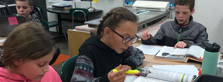 students in classroom